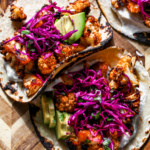 Chipotle Cauliflower Tacos with Garlic Aioli