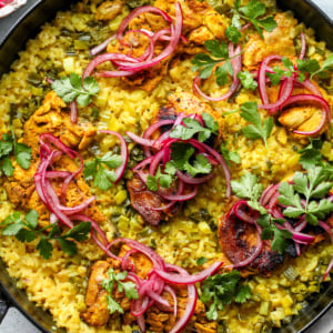 One Pot Turmeric Chicken and Rice