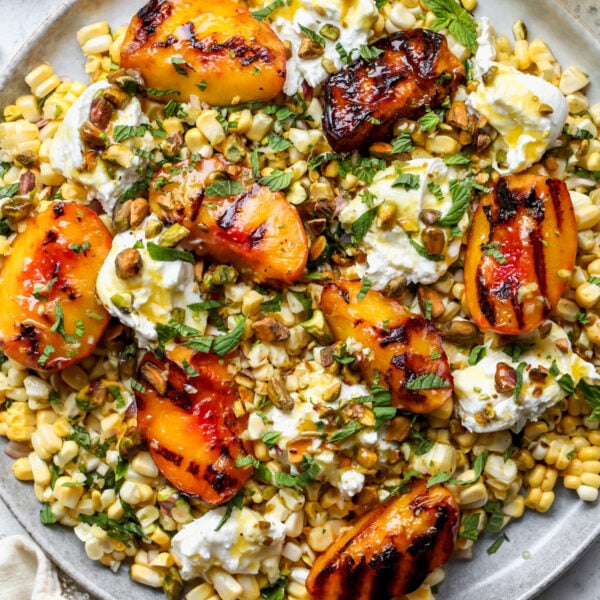 Peach and Burrata Salad
