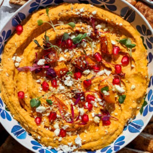 Roasted Butternut Squash Harissa Hummus