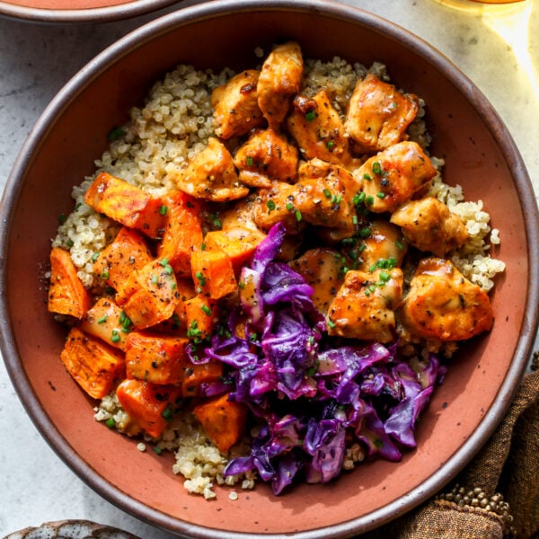 Hot Honey Mustard Chicken Bowls