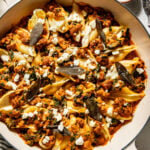 Spicy Pumpkin and Feta Stuffed Shells