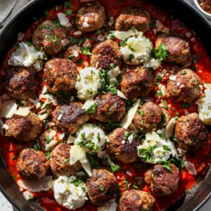 Skillet Ricotta Meatballs