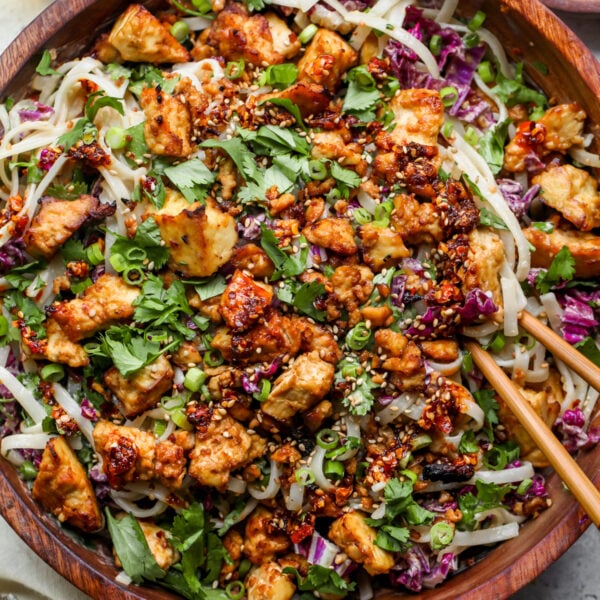 Sesame Rice Noodle Salad