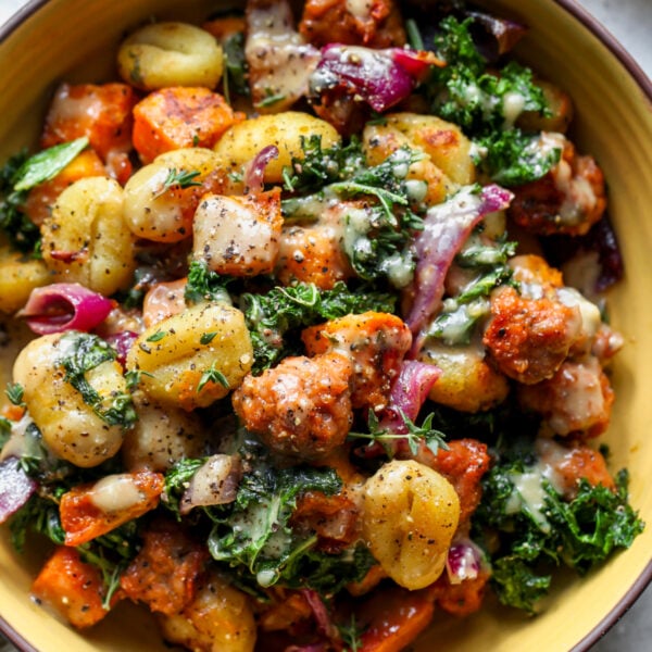 Sheet Pan Butternut Squash and Sausage Gnocchi