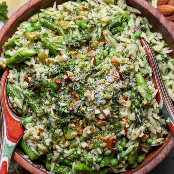 Asparagus Orzo Pasta Salad